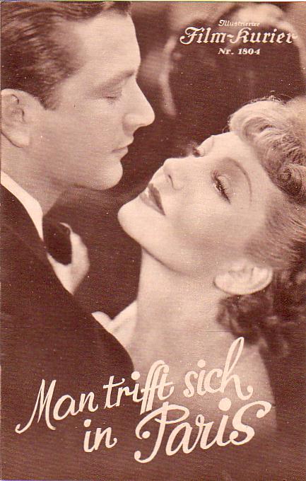 1804: Man trifft sich in Paris, Claudette Colbert, Melvyn Douglas, Robert Young, Mona Barrie, George Davis,