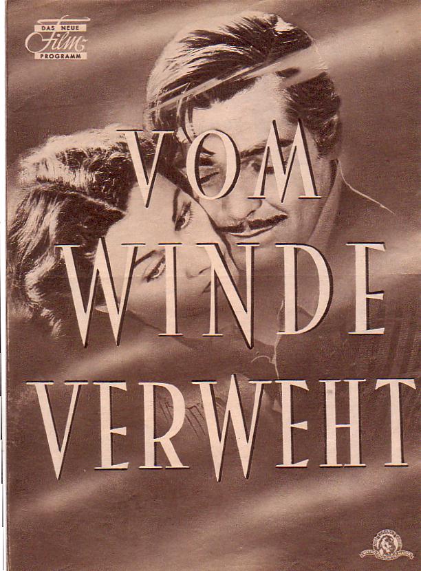 Vom Winde verweht ( Victor Flemming ) Vivien Leigh, Clark Gable, L. Howard, Fred Crana, George Reeves, Vivien Leigh