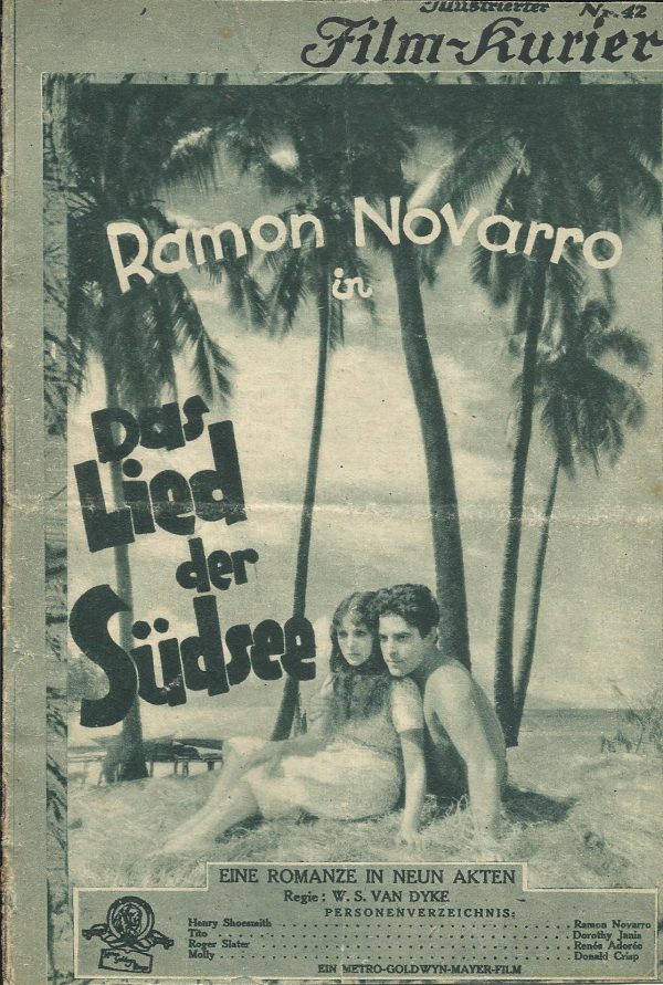 IFK: Nr: 42 : Das Lied der Südsee Ramon Novarro
