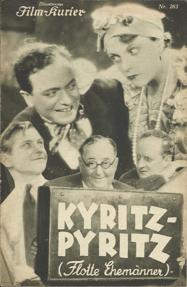 IFK: Nr: 283 : Kyritz - Pyritz ( Flotte Ehemänner ) Max Adalbert, Paul Hörbiger, Henry Bender, Hansi Arnstädt, Magda Elgen, Lotte Stein, Harry Halm, Gustl Stark Gstettenbauer, Lilian Ellis, Eugen Rex, Paul Westermeier, Paul Heidemann,