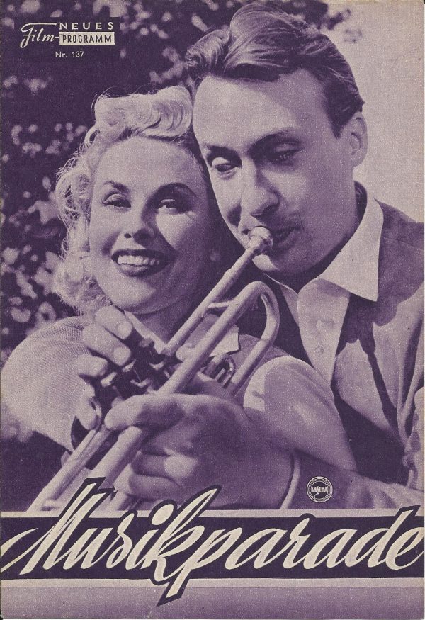 137: Musikparade (Geza von Cziffra) Peter Alexander, Bibi Johns, Ruth Stephan, Georg Thomalla, Else Reval, Chariklia Baxevanos, Peterli Hinnen, Franz Otto Krüger, Helga Praedell, Alexa von Porembsky, Christiane Maybach, Bruno W. Pantel