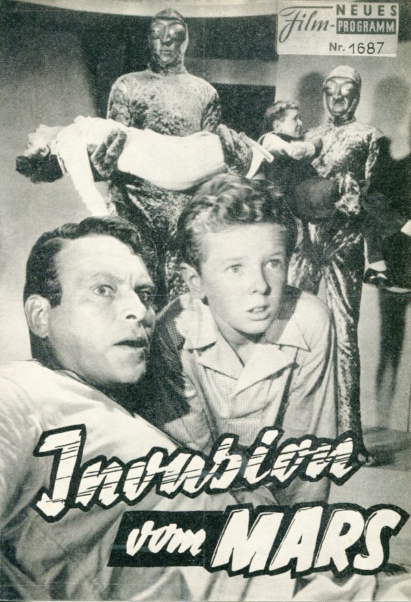 1687: Invasion vom Mars (William Cameron Menzies) Helena Carter, Arthur Franz, Jimmy Hunt, Leif Erickson, Hillary Brooke, Morris Ankrum, Max Wagner, Janine Perreau