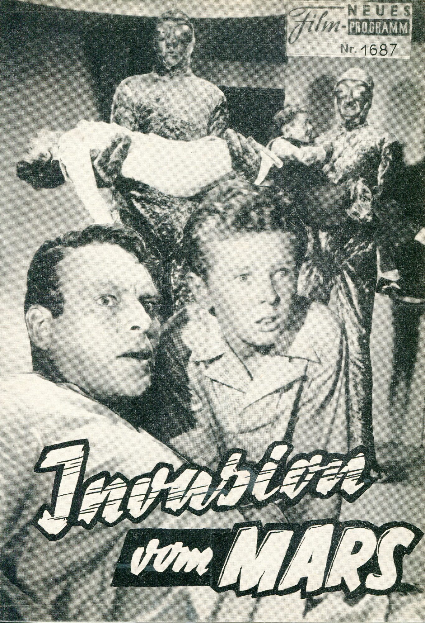 1687: Invasion vom Mars (William Cameron Menzies) Helena Carter, Arthur Franz, Jimmy Hunt, Leif Erickson, Hillary Brooke, Morris Ankrum, Max Wagner, Janine Perreau
