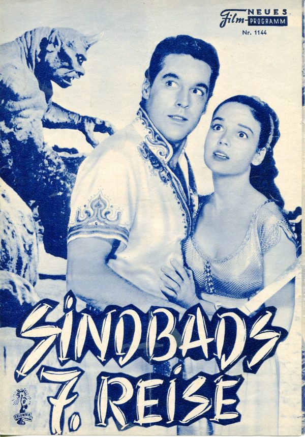 1144: Sindbads 7. Reise (Nathan Juran) Kathryn Grant, Kerwin Mathews, Richard Eyer, Torin Thatcher, Alec Mango, Danny Green, Harold Kasket, Alfred Brown, Nana de Herrera, Nino Falanga, Luis Guedes