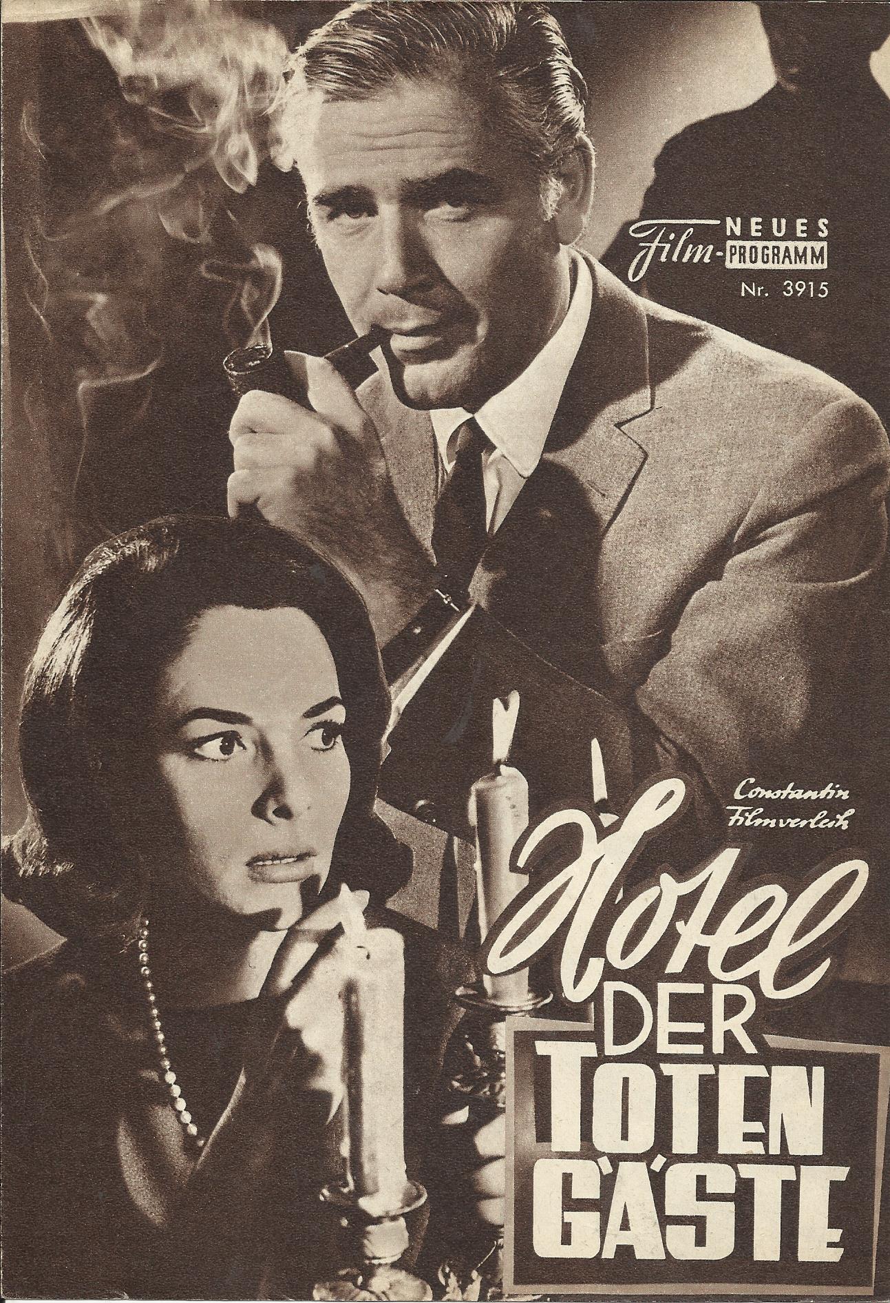 3915: Hotel der toten Gäste (Eberhard Itzenblitz) Karin Dor, Joachim Fuchsberger, Wolfgang Kieling, Rreante Ewert, Gisela Uhlen, Frank Latimore, Claus Biederstaedt, Hans Nielsen, Monika Peitsch