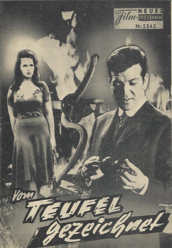 2563: Vom Teufel gezeichnet ( Sidney J. Furie ) John McCarthy, Susan Travers, Geoffrey Danton, Arnold Marle, Elsie Wagstaff, John Cazabon, Frances Bennett, Jack Cunningham, Hugh Moxey, Micheal Logan, Dorothy Frere, Stevenson Lang