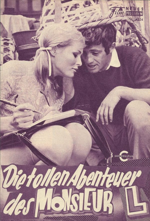 4224: Die tollen Abenteuer des Monsieur L. (Philipppe de Broca) Jean Paul Belmondo, Ursula Andress, Jean Rochefort, Darry Cowl, Maria Pacome, Jess Hahn, Valerie Lagrange, Valery Inkininoff