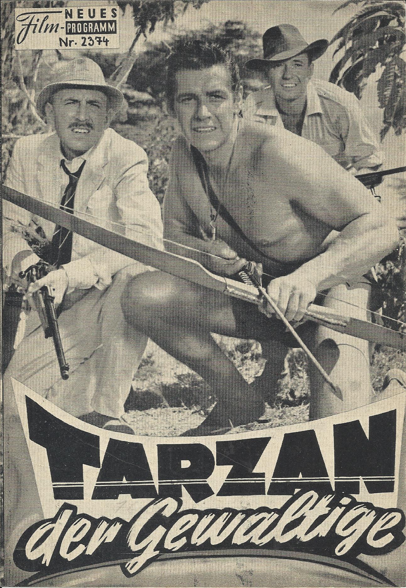 2374: Tarzan der Gewaltige (Robert Day) Gordon Scott, Jock Mahoney, Betta St. John, Gary Cockrell, John Carradine, Al Mulock, Earl Cameron