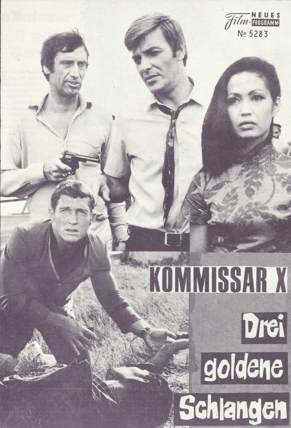 5283: Kommissar X: Drei goldene Schlangen, Tony Kendall, Monica Pardo, Herbert Fux, Brad Harris,