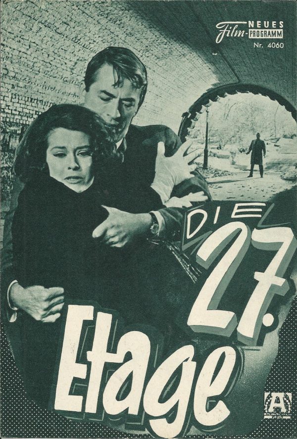 4060: Die 27. Etage (Edward Dmytryk) Diana Baker, Gregory Peck, Walter Matthau, Leif Erickson, Kevin McCarthy, George Kennedy, Robert H. Harris, Jack Weston