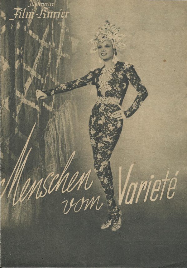 27: Menschen vom Variete, La Jana, Attila Hörbiger, Christl Mardayn, Karin Hardt, Hans Moser,