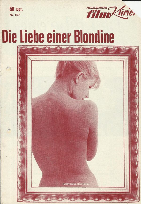 149: Die Liebe einer Blondine, ( Milos Forman ) Hana Brechova, Vladimir Pucholt,