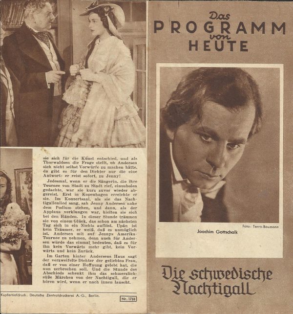 1733: Die schwedische Nachtigall, Ilse Werner, Karl Ludwig Diehl,