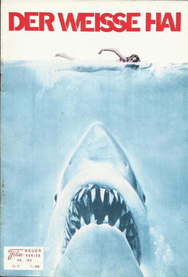 162: Der weisse Hai ( Jaws ) ( Steven Spielberg ) Roy Scheider, Robert Shaw, Richard Dreyfuss, Lorraine Gary,