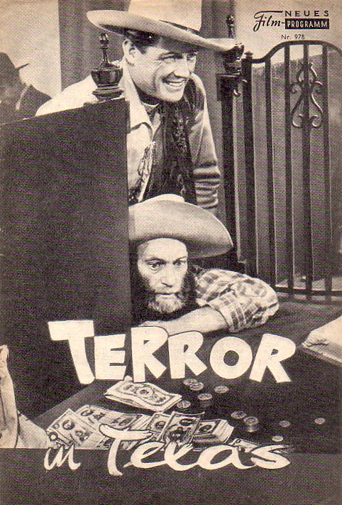 978: Terror in Texas (Sam Newfield) Fuzzy St. John, Bob Livingston, Karl Hackett, Ray Benett, H. Stanford Jolley, John Elliott, Nica Dorry, Ed Cassidy, Frances Gladwin