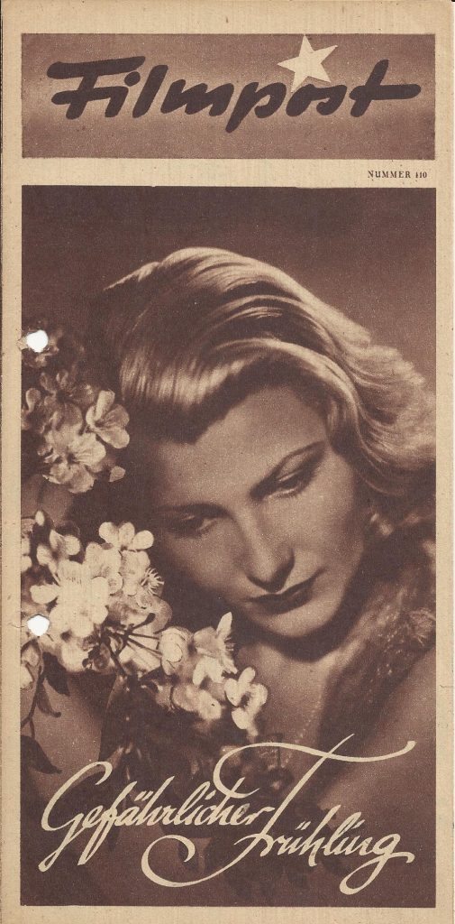 110: Gefährlicher Frühling ( Hans Deppe ) Olga Tschechowa, Winnie Markus, Paul Dahlke, Walter Lieck,