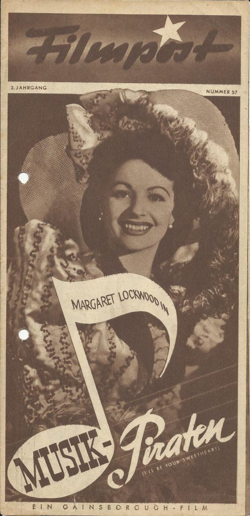57: Musik Piraten ( Val Guest ) Margaret Lockwood, Peter Graves, Vic Oliver, Michael Rennie,