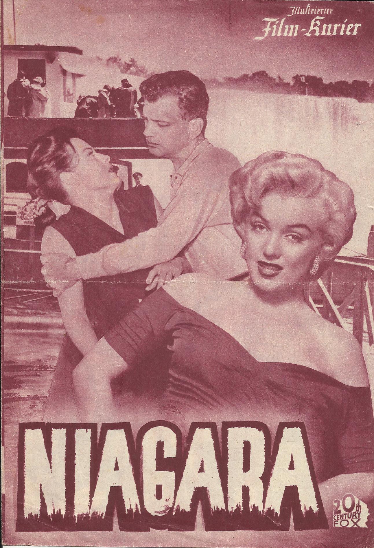1738: Niagara ( Henry Hathaway ) Marilyn Monroe, Joseph Cotten, Jean Peters,