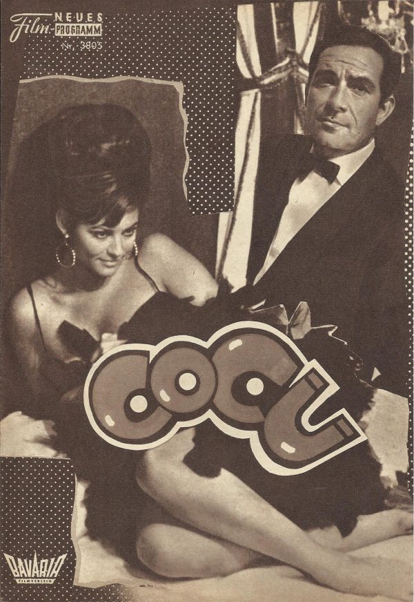3805: Cocu, Claudia Cardinale (Antonio Pietrangeli) Bernard Blier, Ugo Tognazzi, Claudia Cardinale, Michele Girardon, Paul Guers, Philippe Nicaud, Gian MAria Volonte, Susy Andersen, Louis de Villalonga