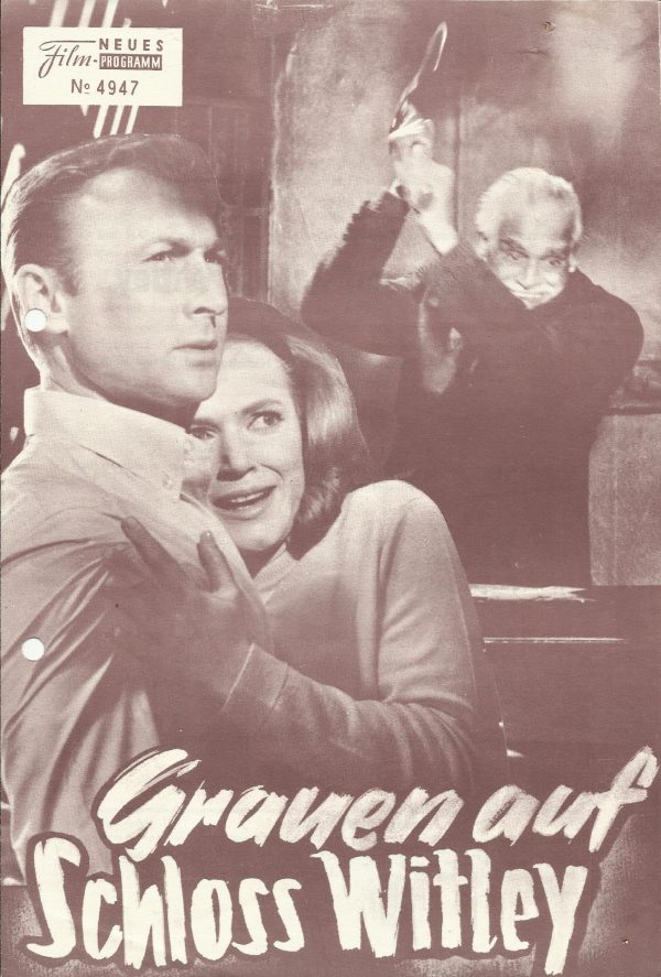 4947: Grauen auf Schloss Witley ( Daniel Haller ) Boris Karloff, Nick Adams, Freda Jackson, Suzan Farmer,