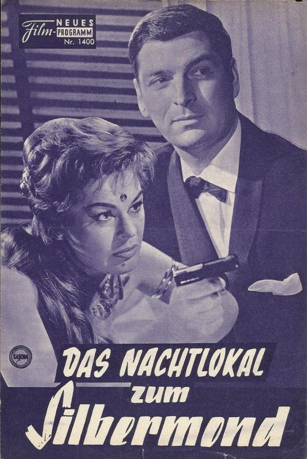 1400: Das Nachtlokal zum Silbermond (Wolfgang Gluck) Marisa Mell, Loni Friedl, Marina Petrowa, Jürg Holl, Gerdina Gordon, Aina Capell, Renate Rohm, Pero Alexander, Rolf Olsen, Raoul Retzer, Guido Wieland, Erica Schramm, Peter Preses, Heinrich Trimbur, Wo
