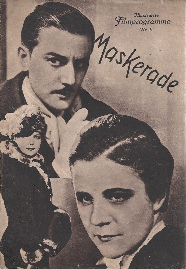 06: Maskerade ( Willi Forst ) Paula Wessely, Adolf Wohlbrück, Olga Tschechowa, Peter Peterson, Julia Serda, Hans Moser,