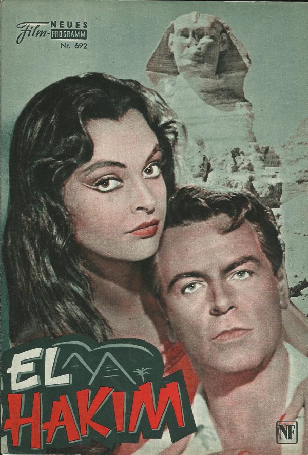 692: El Hakim (Rolf Thiele) (Farbe) Nadja Tiller, O. W. Fischer, Michael Ande, Jochen Blume, Elisabeth Müller, Giulia Rubini, Robert Graf, Charles Regnier, Ulrich Beiger