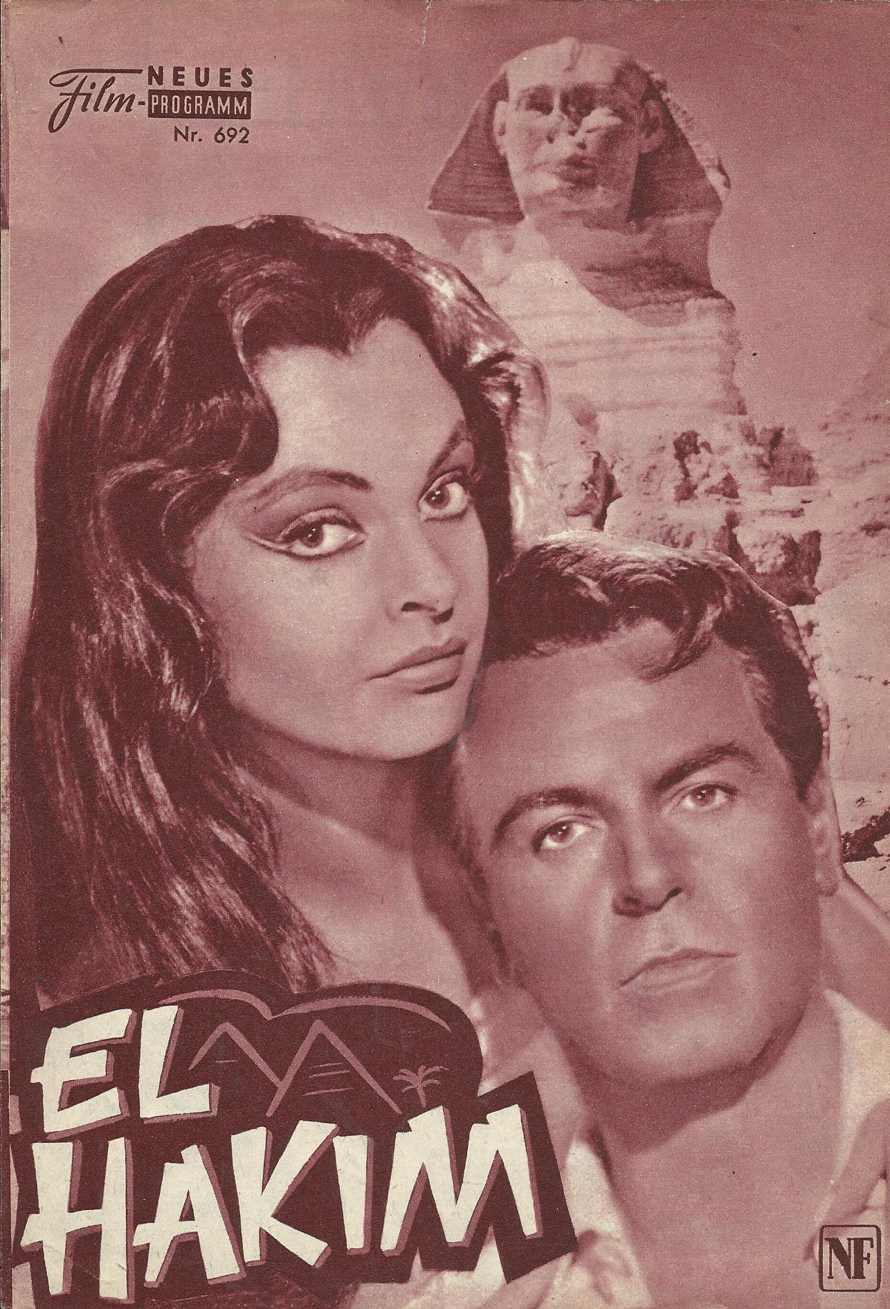 692: El Hakim (Rolf Thiele) (SW) Nadja Tiller, O. W. Fischer, Michael Ande, Jochen Blume, Elisabeth Müller, Giulia Rubini, Robert Graf, Charles Regnier, Ulrich Beiger