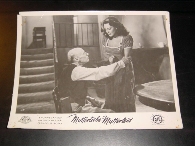 Mutterliebe, Mutterleid, Amedeo Nazzari, Yvonne Sanson,