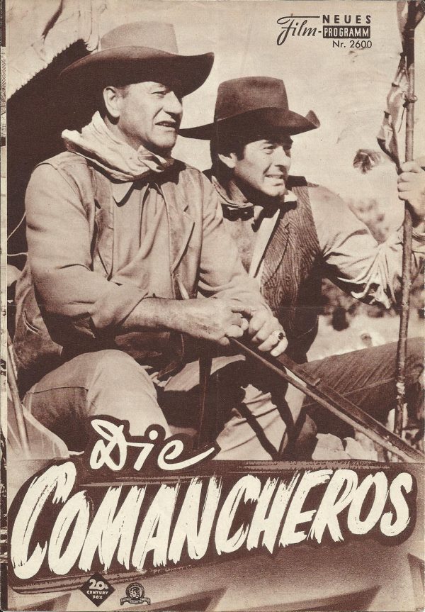 2600: Die Comancheros ( Michael Curtiz ) John Wayne, Stuart Whitman, Ina Balin, Nehemiah Persoff, Lee Marvin, Michael Ansara, Pat Wayne, Bruce Cabot, Joan O´Brien