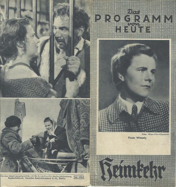 1792: Heimkehr ( Propaganda ) Paula Wessely, Attila Hörbiger,