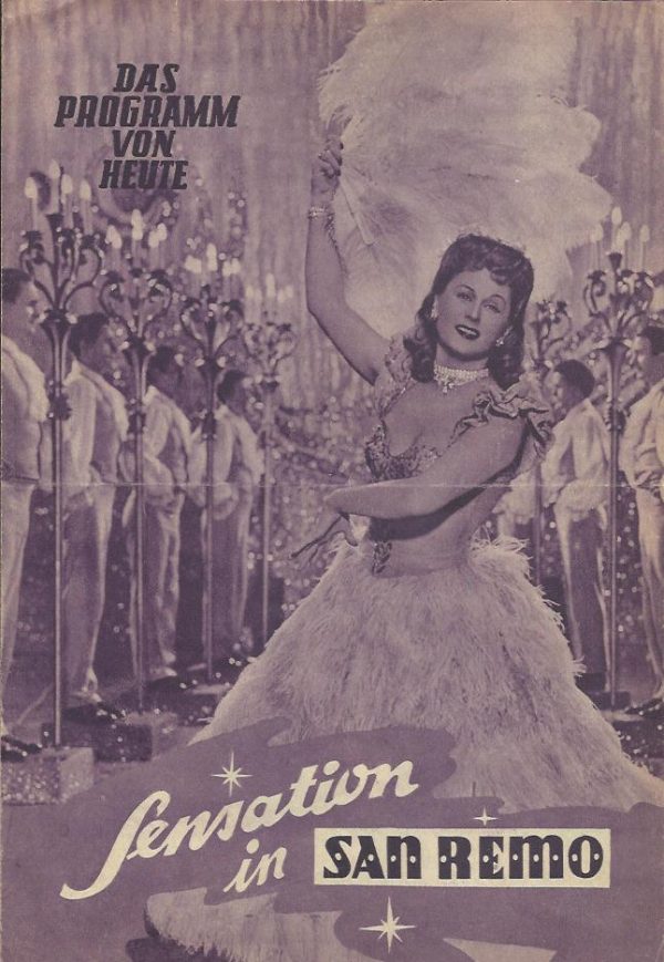 50: Sensation in San Remo, Marika Rökk, Ewald Balser,