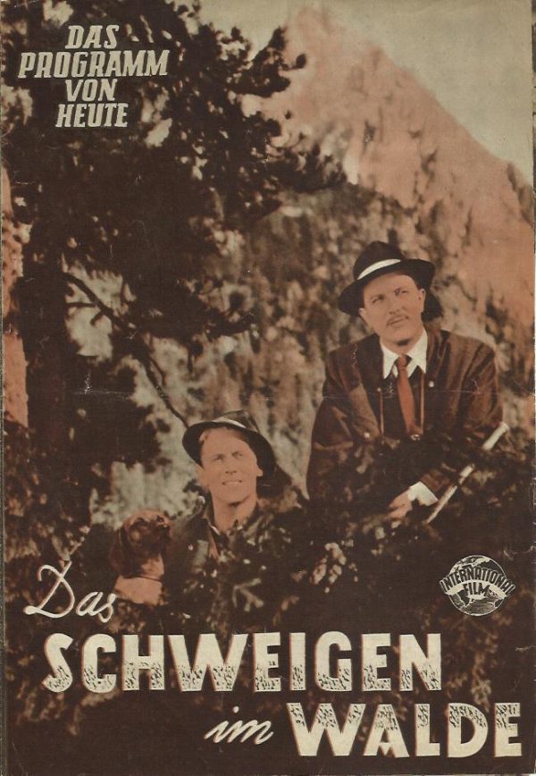 386: Schweigen im Walde, ( Ludwig Ganghofer ) Rudolf Lenz,