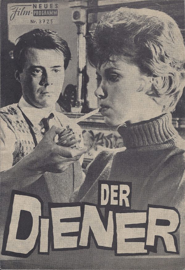 3725: Der Diener (Joseph Losey) Dirk Bogarde, Sarah Miles, James Fox, Wendy Craig, Catherine Lacey, Richard Vernon, Ann Firbank, Doris Knox, Patrick Magee, Jill Melford, Alun Owen