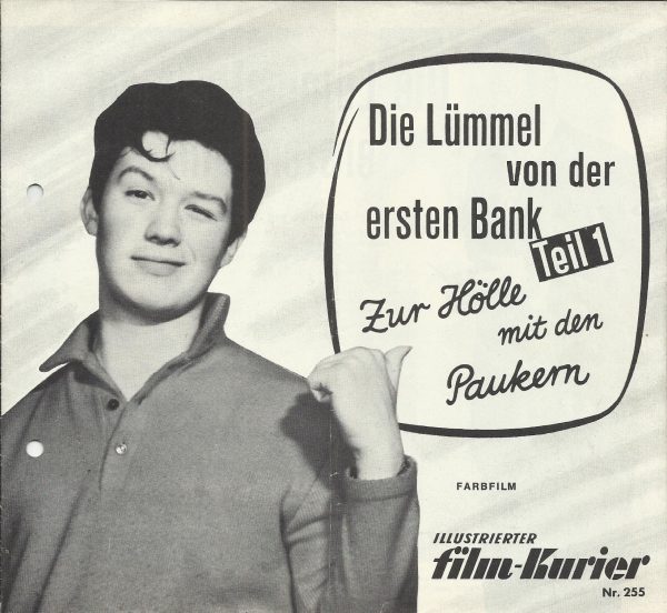 255: Die Lümmel von der ersten Bank Teil 1: Zur Hölle mit den Paukern, Theo Lingen, Gila von Weitershausen, Günther Schramm, Georg Thomalla, Hansi Kraus, Hannelore Elsner, Ruth Stephan, Monika Dahlberg, Ilse Petri und Uschi Glas,