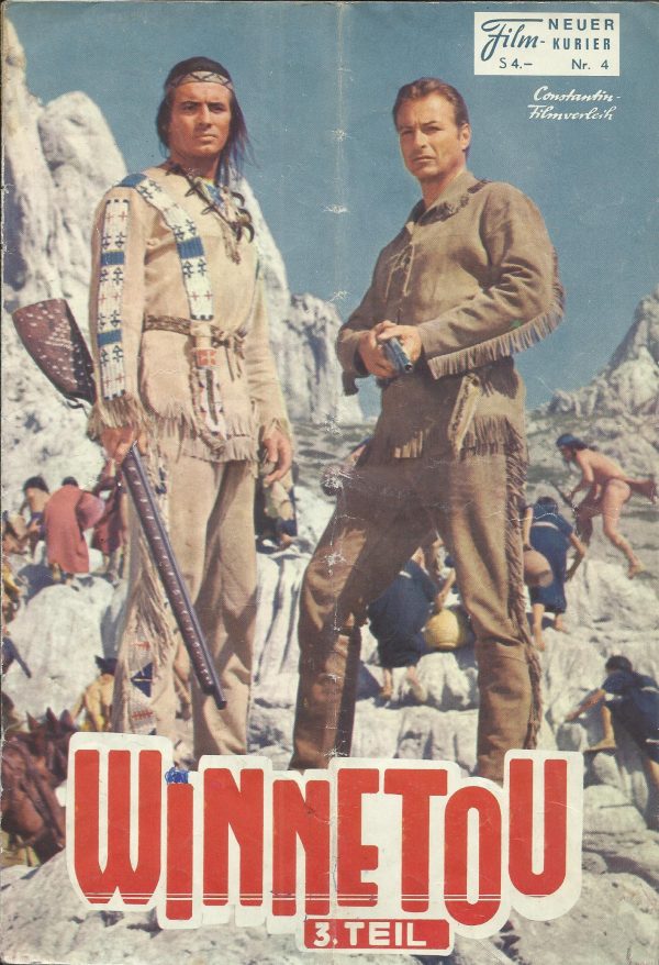 Winnetou III ( Karl May ) ( NFK hell blau ) Lex Barker, Pierre Brice, Rik Battaglia, Ralf Wolter, Carl Lange, Sophie Hardy,