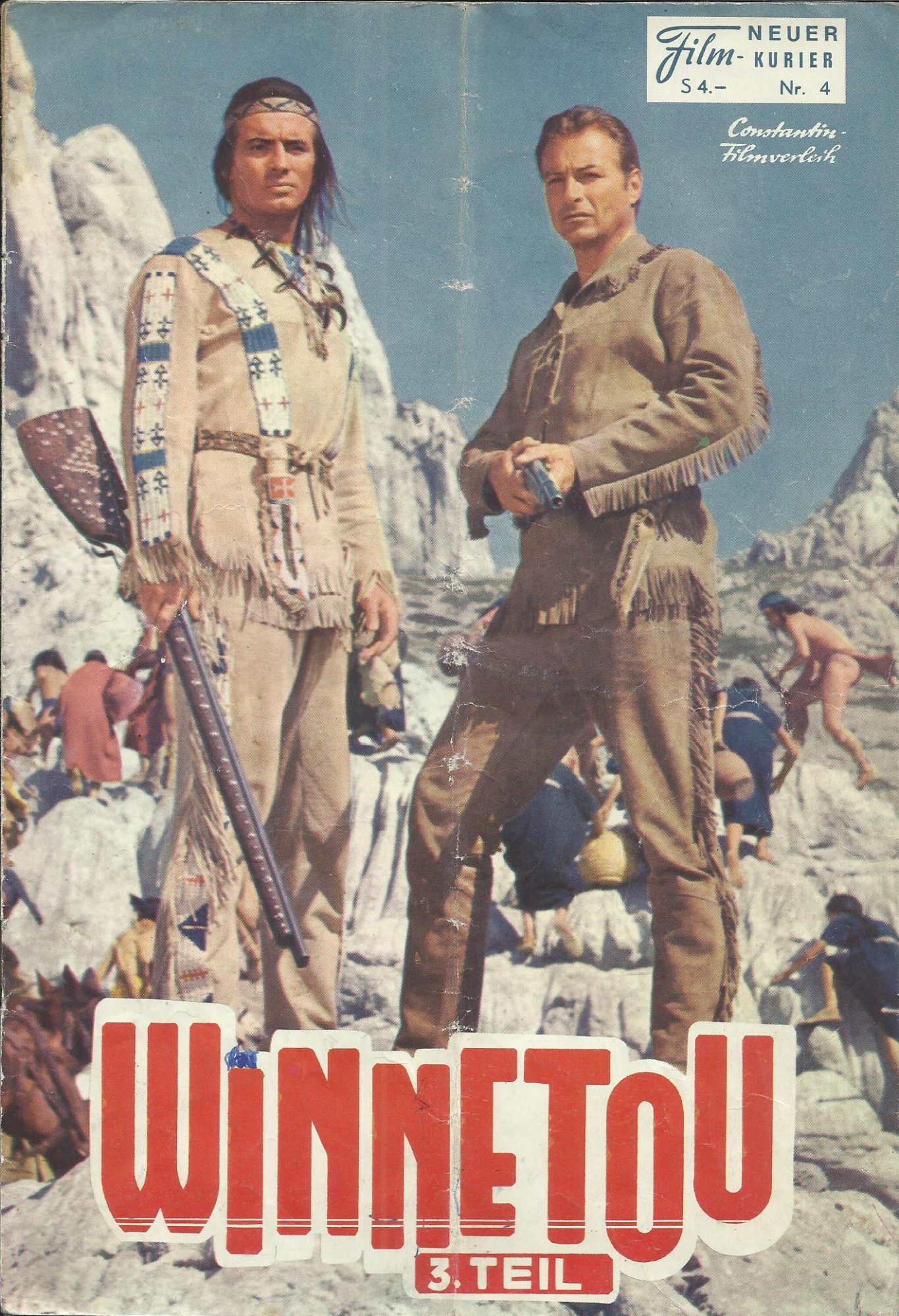 Winnetou III ( Karl May ) ( NFK hell blau ) Lex Barker, Pierre Brice, Rik Battaglia, Ralf Wolter, Carl Lange, Sophie Hardy,