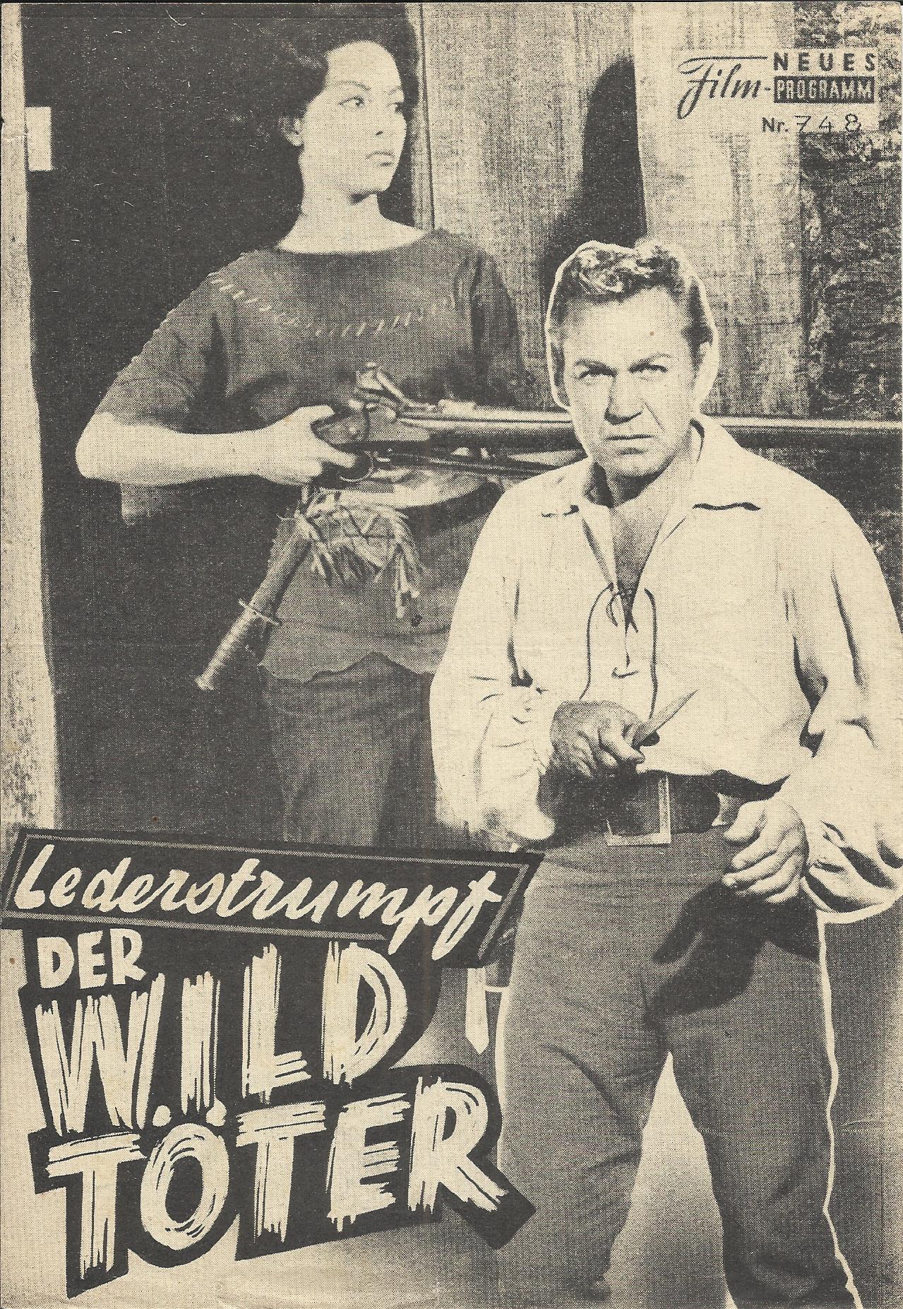 748: Lederstrumpf - Der Wildtöter ( James Fenimore Cooper )) Lex Barker, Rita Moreno, Forrest Tucker, Cathy O´Donnell, Jay C. Flippen, Carlos Rivas, John Halloran, Joseph Vitale, Rocky Shahan, Phil Schumacker, George Robotham, Carol Henry