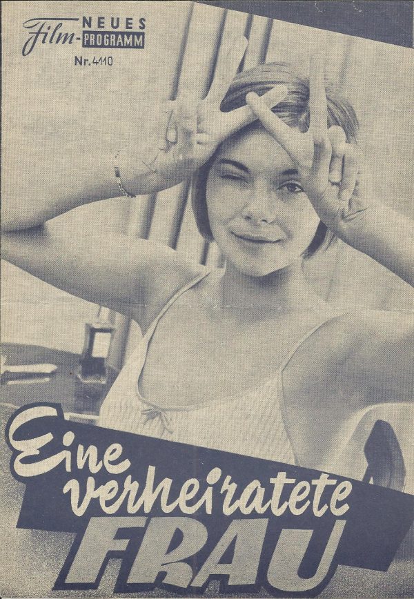 4110: Eine verheiratete Frau ( Jean Luc Godard ) Macha Meril, Philippe Leroy, Bernard Noel