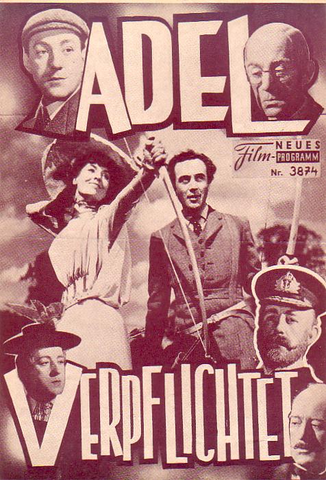 3874: Adel Verpflichtet (Robert Hamer) Sir Alec Guinness, Dennis Price, Valerie Hobson, Joan Greenwood, John Penrose, Audrey Fildes, Dennis Price, Miles Malleson