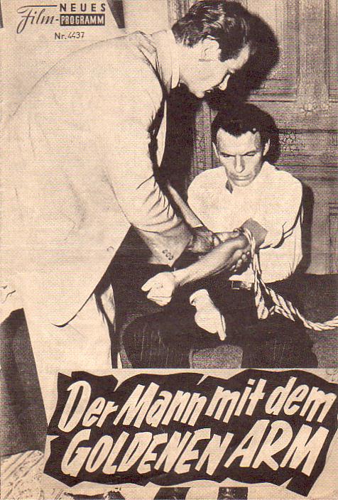 4437: Der Mann mit dem Goldenen Arm ( Otto Preminger ) Frank Sinatra, Eleanor Parker, Kim Novak, Arnold Stang, Darren McGavin, Robert Strauss, John Conte, Doro Merande