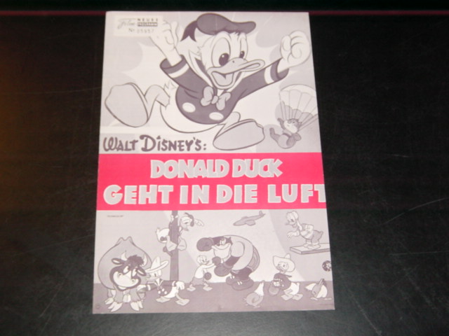 5957: Donald Duck geht in die Luft, ( Walt Disney ) ( rot )