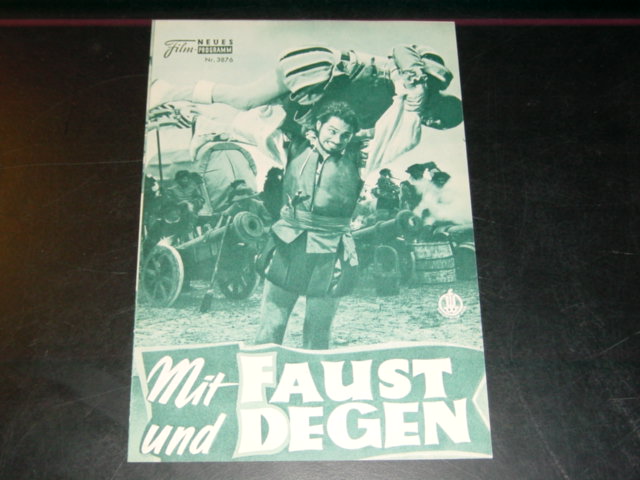 3876: Mit Faust und Degen (Riccardo Freda) Brett Halsey, Claudia Mori, Rosella Como, Francoise Fabian, Bernard Blier
