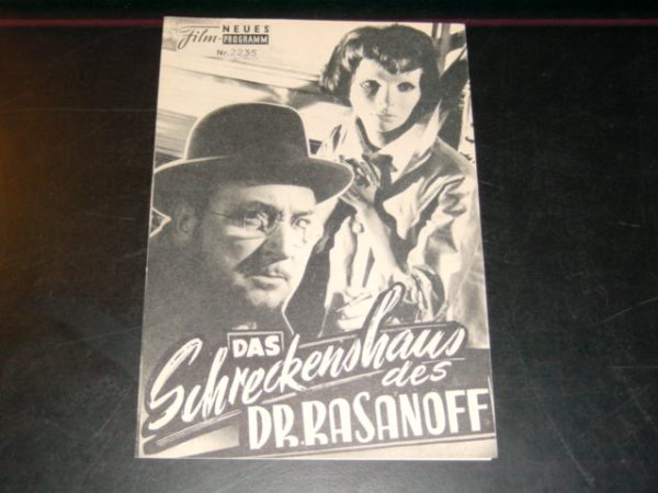 2235: Schrecken des Dr. Rasanoff (Georges Franju) Alida Valli, Pierre Brasseur, Juliette Mayniel, Edith Scob, Francois Guérin, Beatrice Altariba