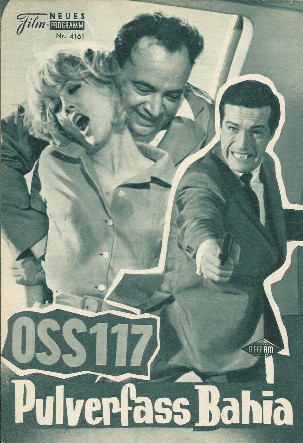 4161: OSS117 Pulverfass Bahia (Andre Hunebelle) Mylene Demongeot, Frederick Stafford, Raymond Pellegrin, Perrette Pradier, Annie Andersson, Francois Maistre, Jacques Riberolles
