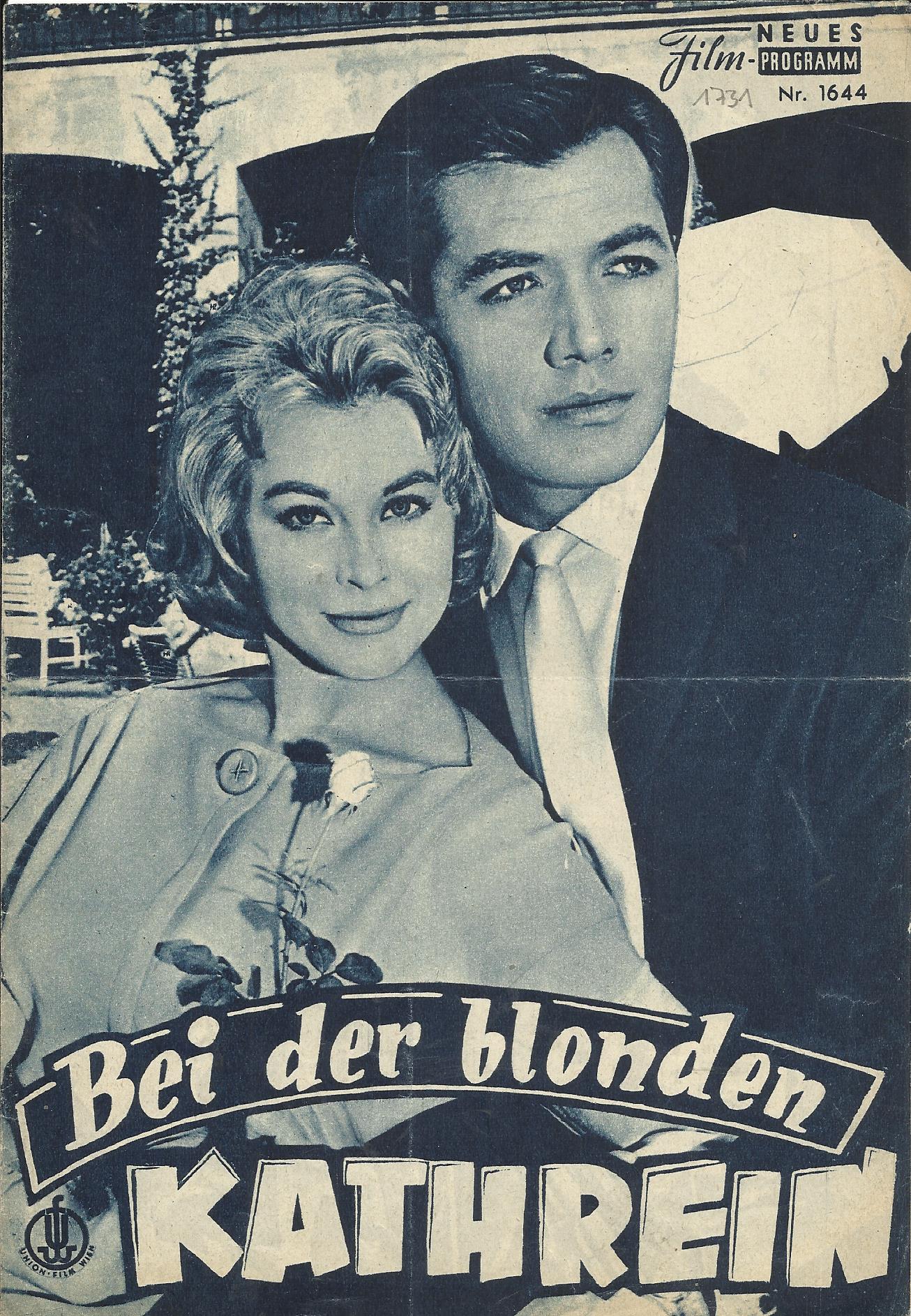 1731: Bei der blonden Kathrein (Hans Quest) ( Fehlnummer )Marianne Hold, Harald Juhnke, Gerhard Riemann, Hans Nielsen, Angelika Meissner, Michl Lang, Beppo Brem, Ernst Reinhold