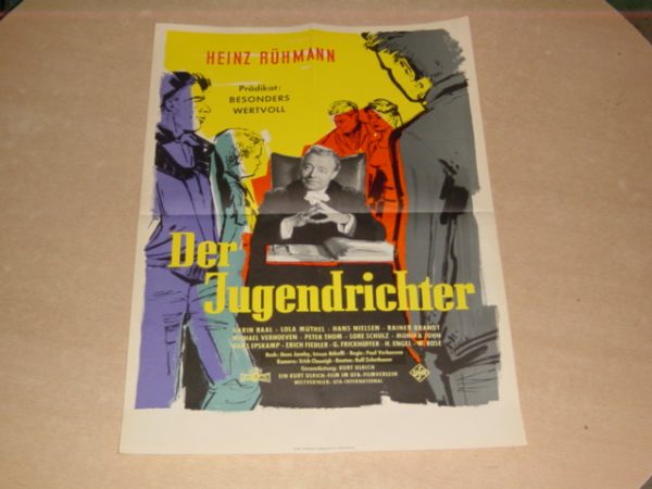 Der Jugendrichter, Heinz Rühmann, Karin Baal, H. Nielsen,