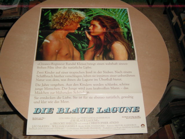 Die blaue Lagune ( Südsee ) Brooke Shields, Christopher Atkins,