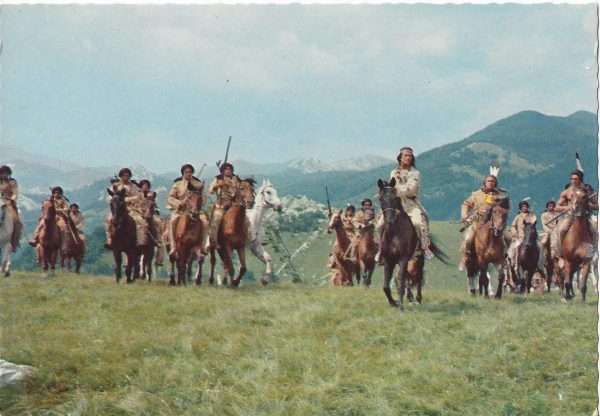Winnetou II, R 15 Pierre Brice reitet ...