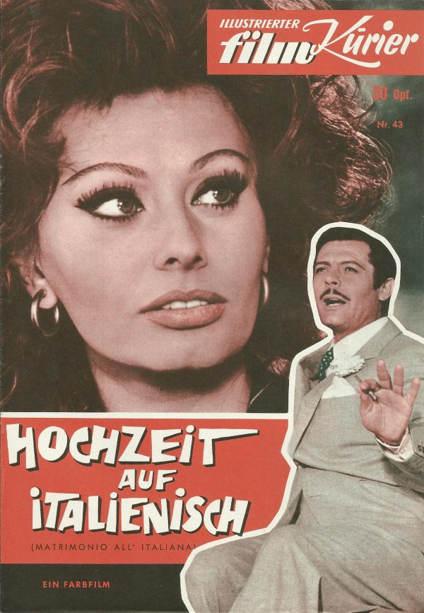 43: Hochzeit auf Italienisch, Sophia Loren, Marcello Mastroian